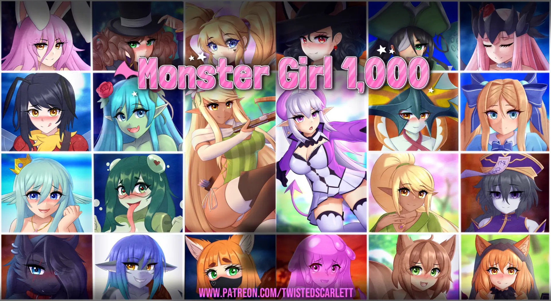 Monster Girl 1,000 cover 2.0.2c – RPGM adult game by TwistedScarlett free download