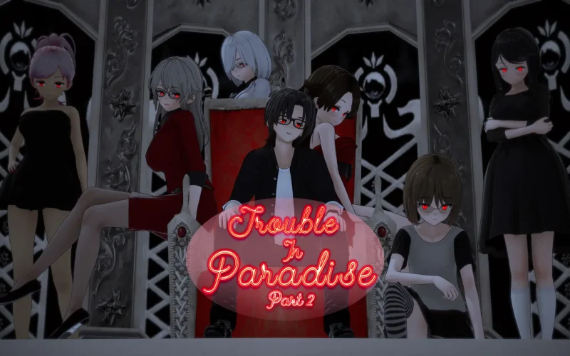 Trouble in Paradise cover 1.18 – Ren'Py adult game by Syko134 free download