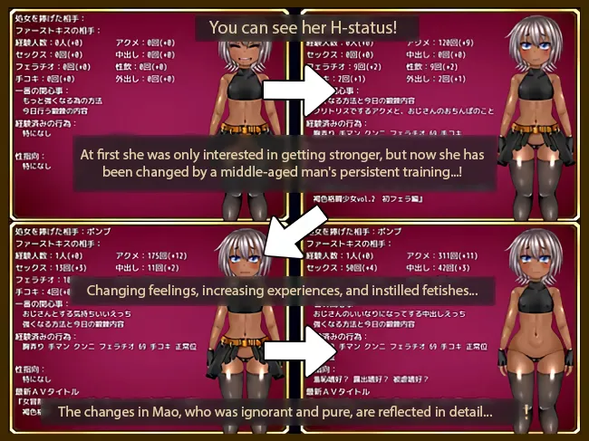 Mallow & The Street of the Fallen gameplay screenshot 7 (RPGM adult game) by Entanglement – free download