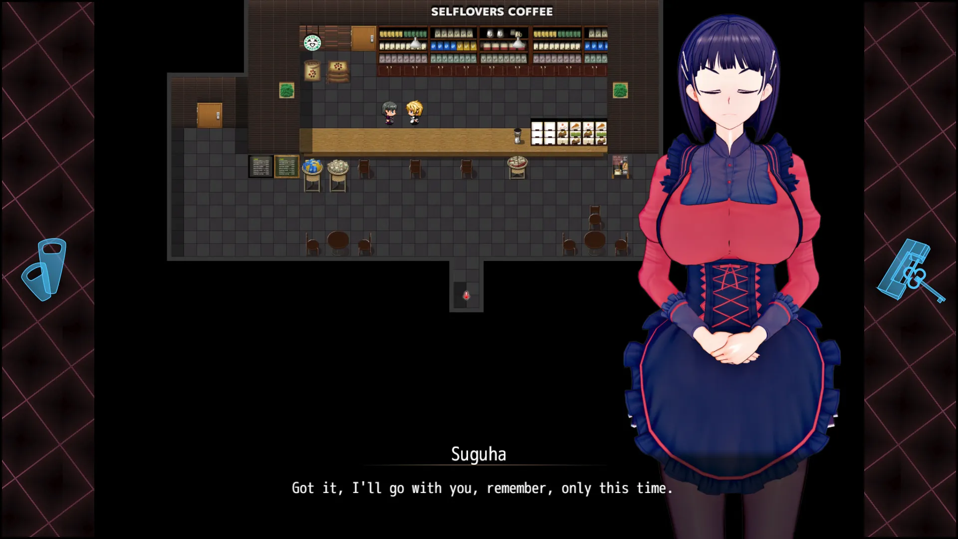 Sword Art Online: The Trap of Breath Concealed Magic gameplay screenshot 11 (RPGM adult game) by 浅上藤奶/Fujino – free download