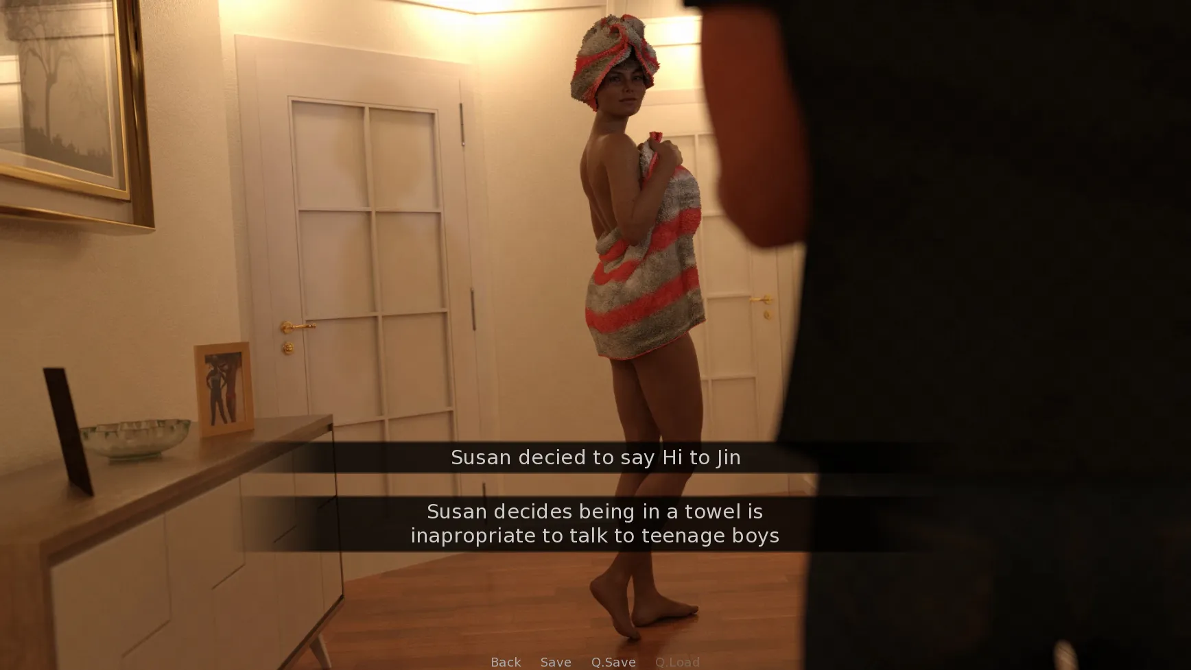 Naughty Neighbours gameplay screenshot 2 (Ren'Py adult game) by OuterRealm3D – free download