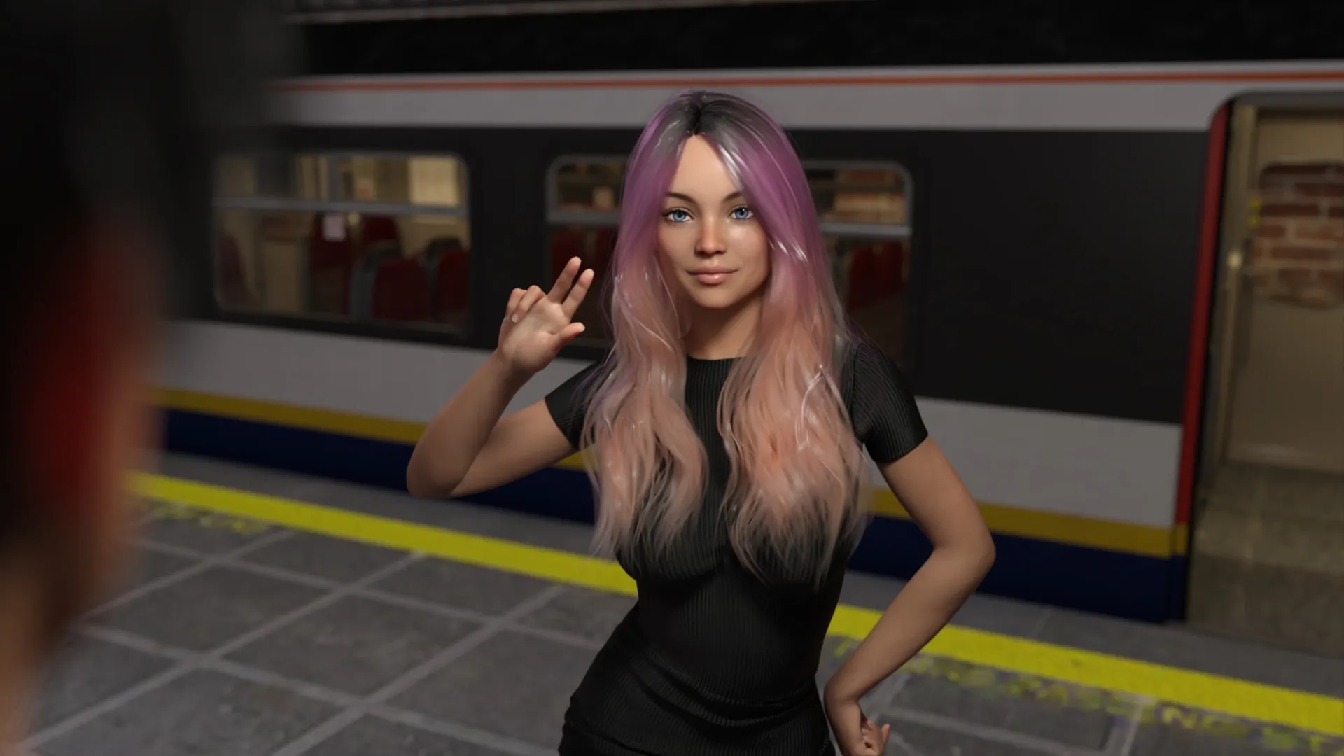 Fractured Realms gameplay screenshot 1 (Ren'Py adult game) by Virt Studios – free download