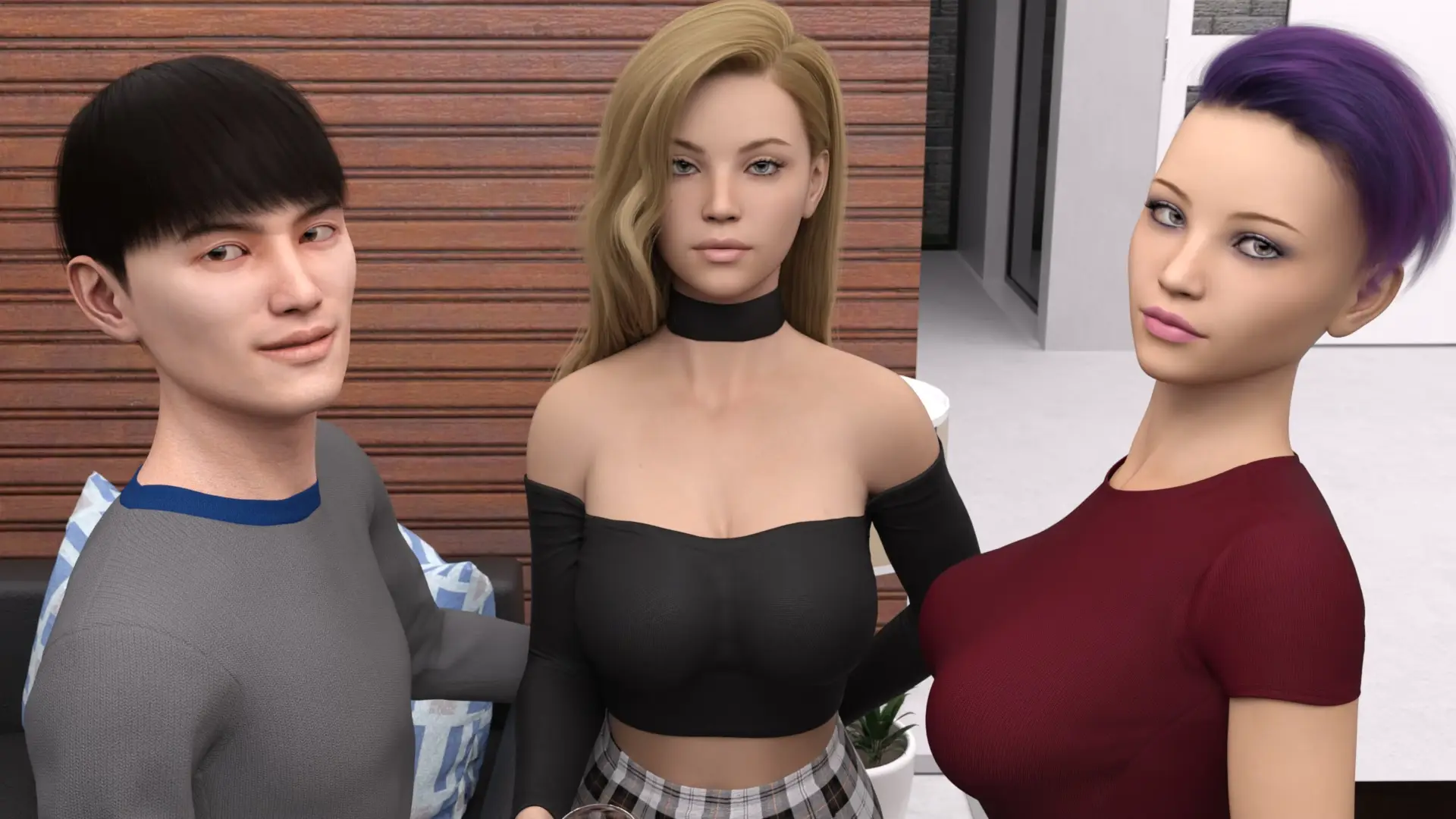 Project « Mnemosyne » gameplay screenshot 1 (Ren'Py adult game) by Fint Games – free download