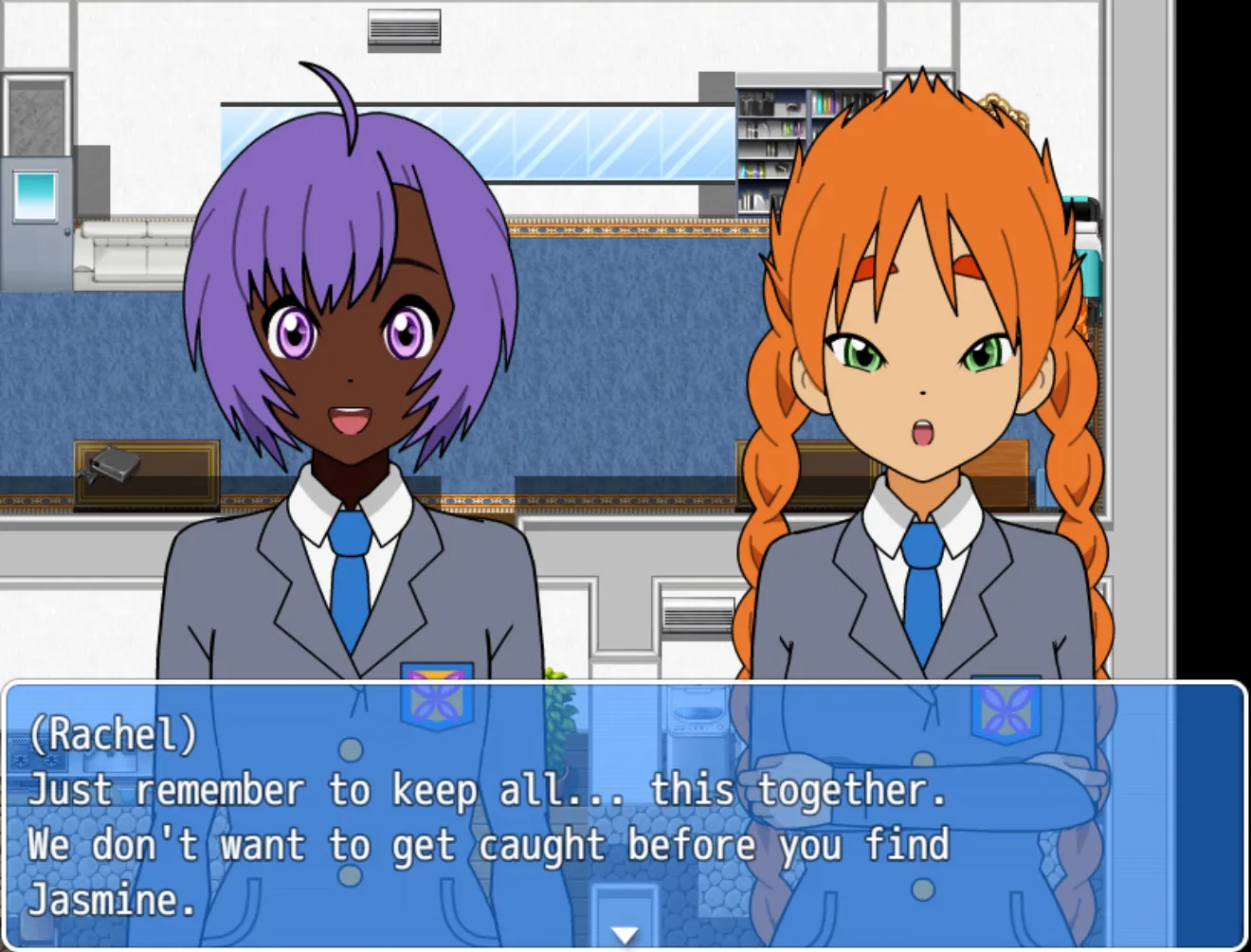 Cyberspace Battle Maiden Academy gameplay screenshot 4 (RPGM adult game) by Team Desire/Aquin25 – free download