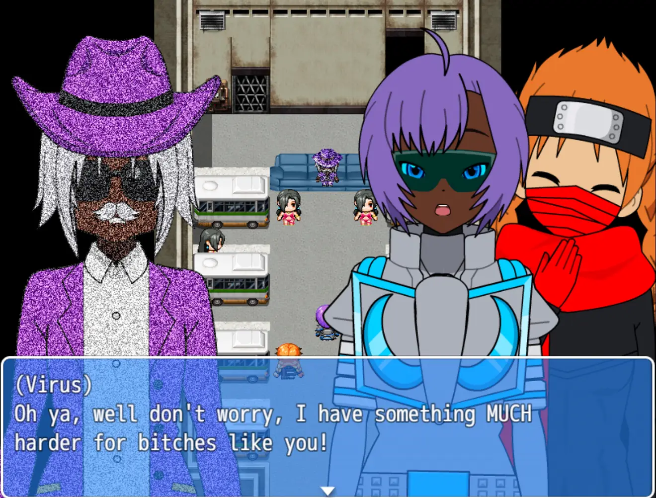 Cyberspace Battle Maiden Academy gameplay screenshot 8 (RPGM adult game) by Team Desire/Aquin25 – free download