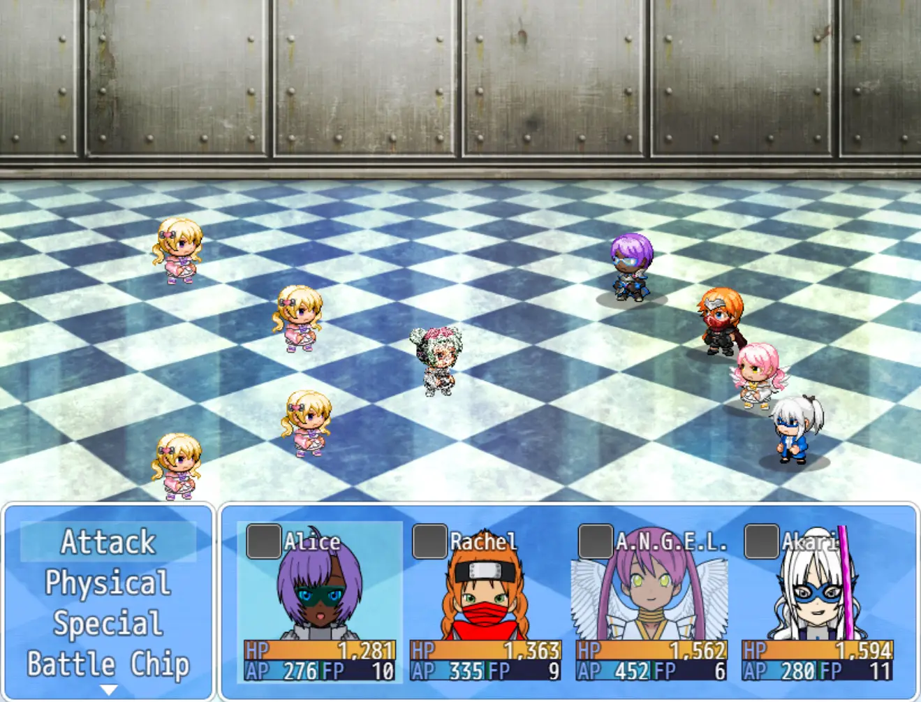 Cyberspace Battle Maiden Academy gameplay screenshot 10 (RPGM adult game) by Team Desire/Aquin25 – free download