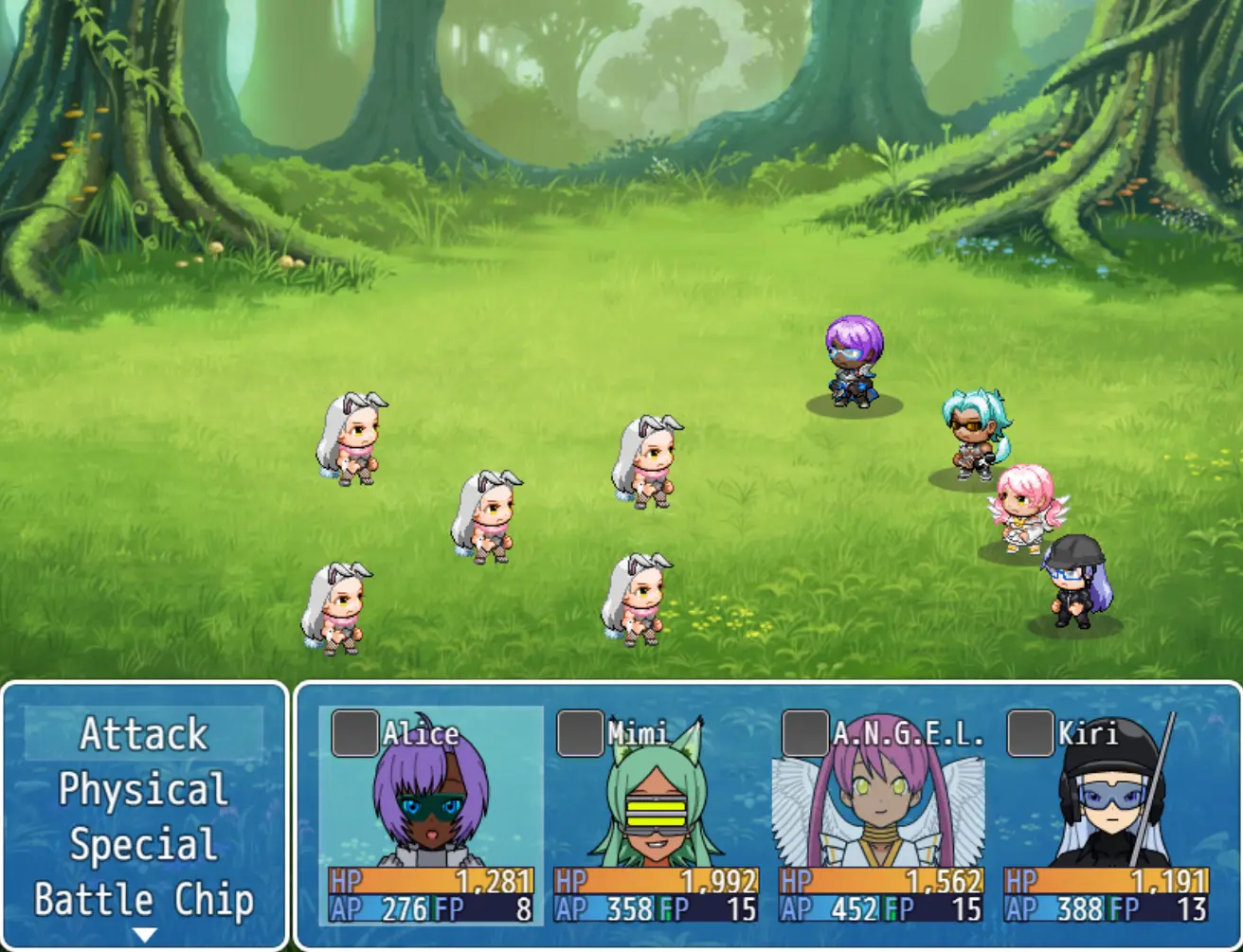 Cyberspace Battle Maiden Academy gameplay screenshot 14 (RPGM adult game) by Team Desire/Aquin25 – free download