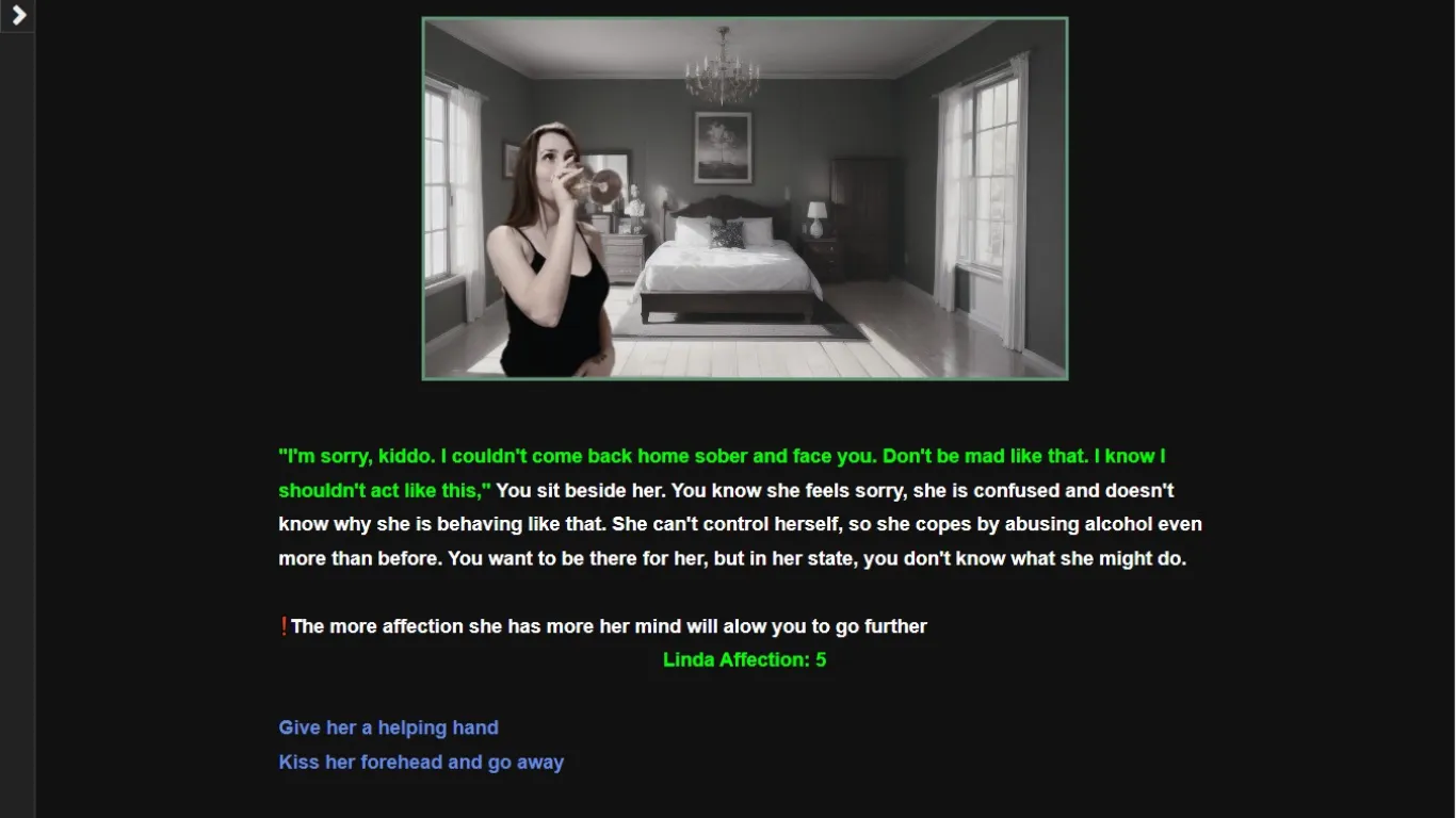 Routes of Life gameplay screenshot 4 (HTML adult game) by Stone Flower – free download