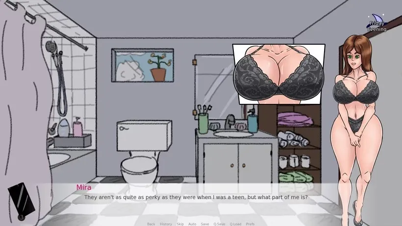 A Very Full House gameplay screenshot 7 (Ren'Py adult game) by MetaMira – free download