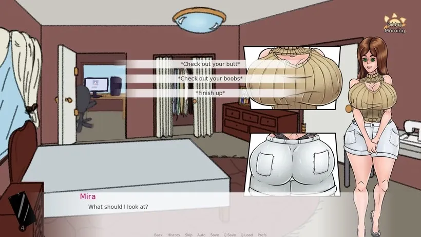 A Very Full House gameplay screenshot 11 (Ren'Py adult game) by MetaMira – free download