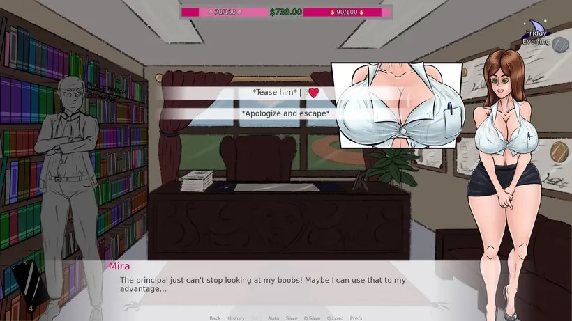 A Very Full House gameplay screenshot 13 (Ren'Py adult game) by MetaMira – free download