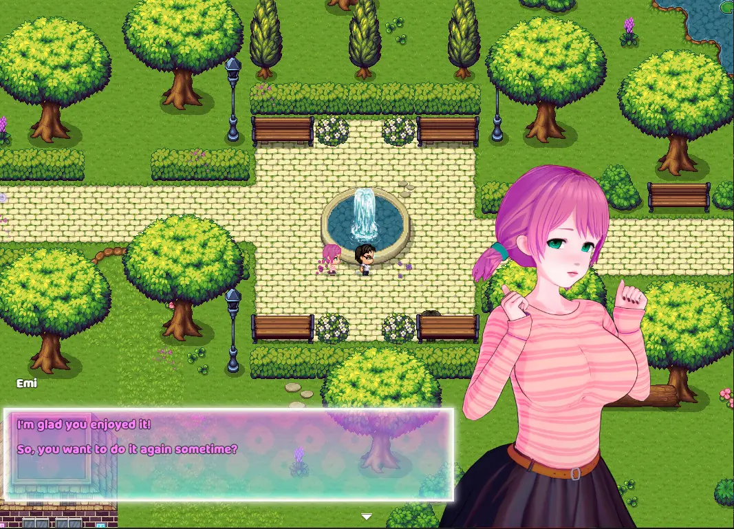 Naughtyville Town Revelation gameplay screenshot 6 (RPGM adult game) by Droid 341-b – free download