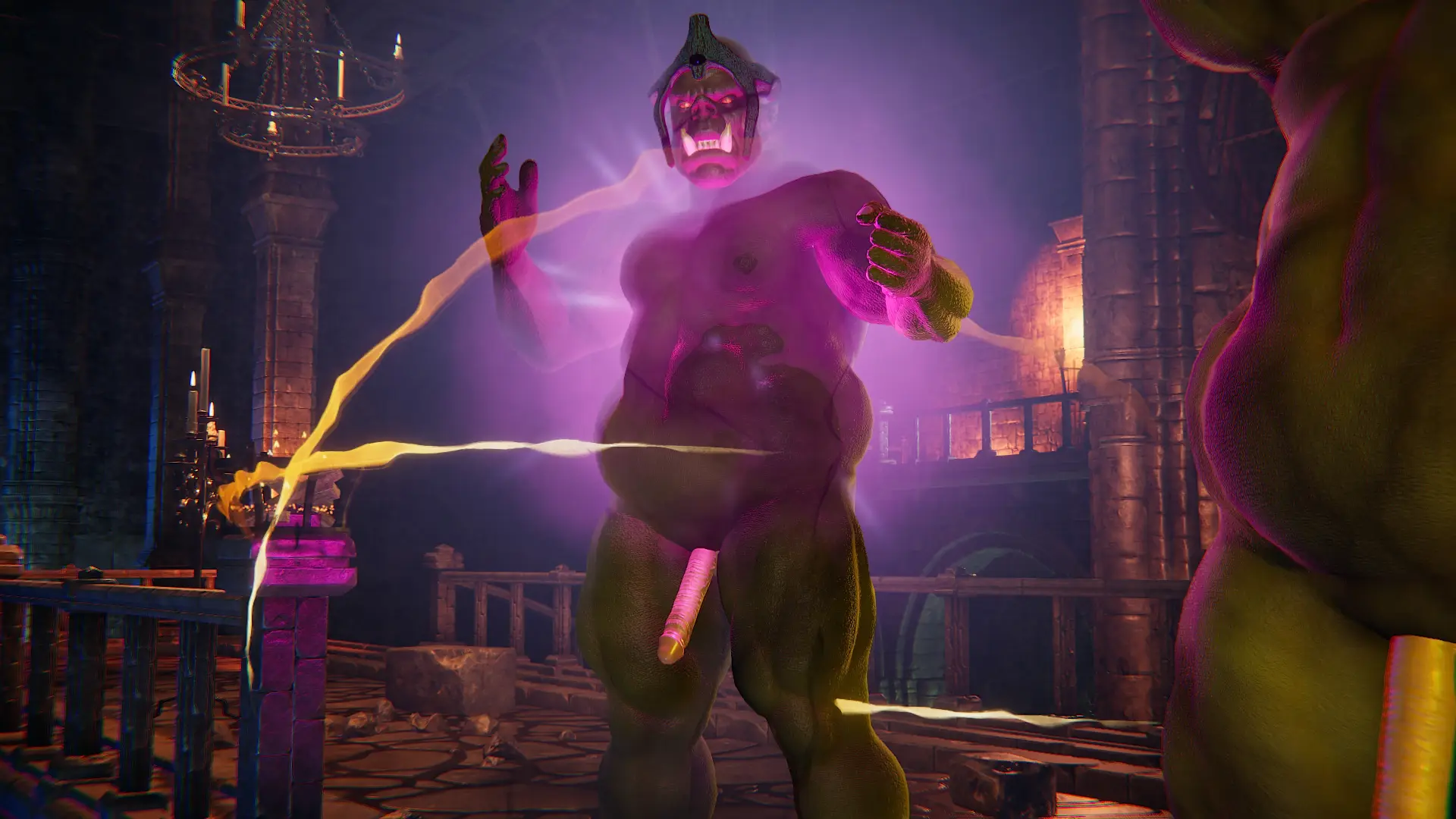 Rise of the Orcs 2: Dark Memories gameplay screenshot 1 (Ren'Py adult game) by RayAbby – free download