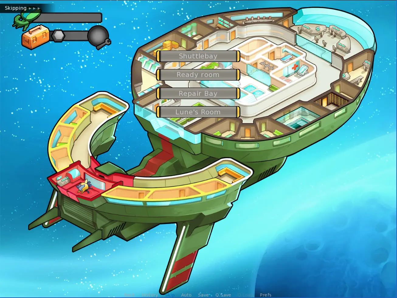 Space Rescue: Code Pink gameplay screenshot 4 (Ren'Py adult game) by Robin – free download
