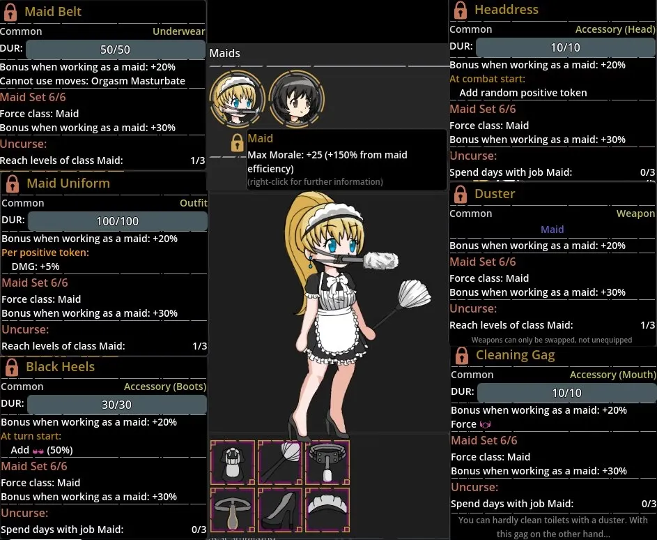 Ero Dungeons gameplay screenshot 8 (Godot adult game) by Madodev – free download