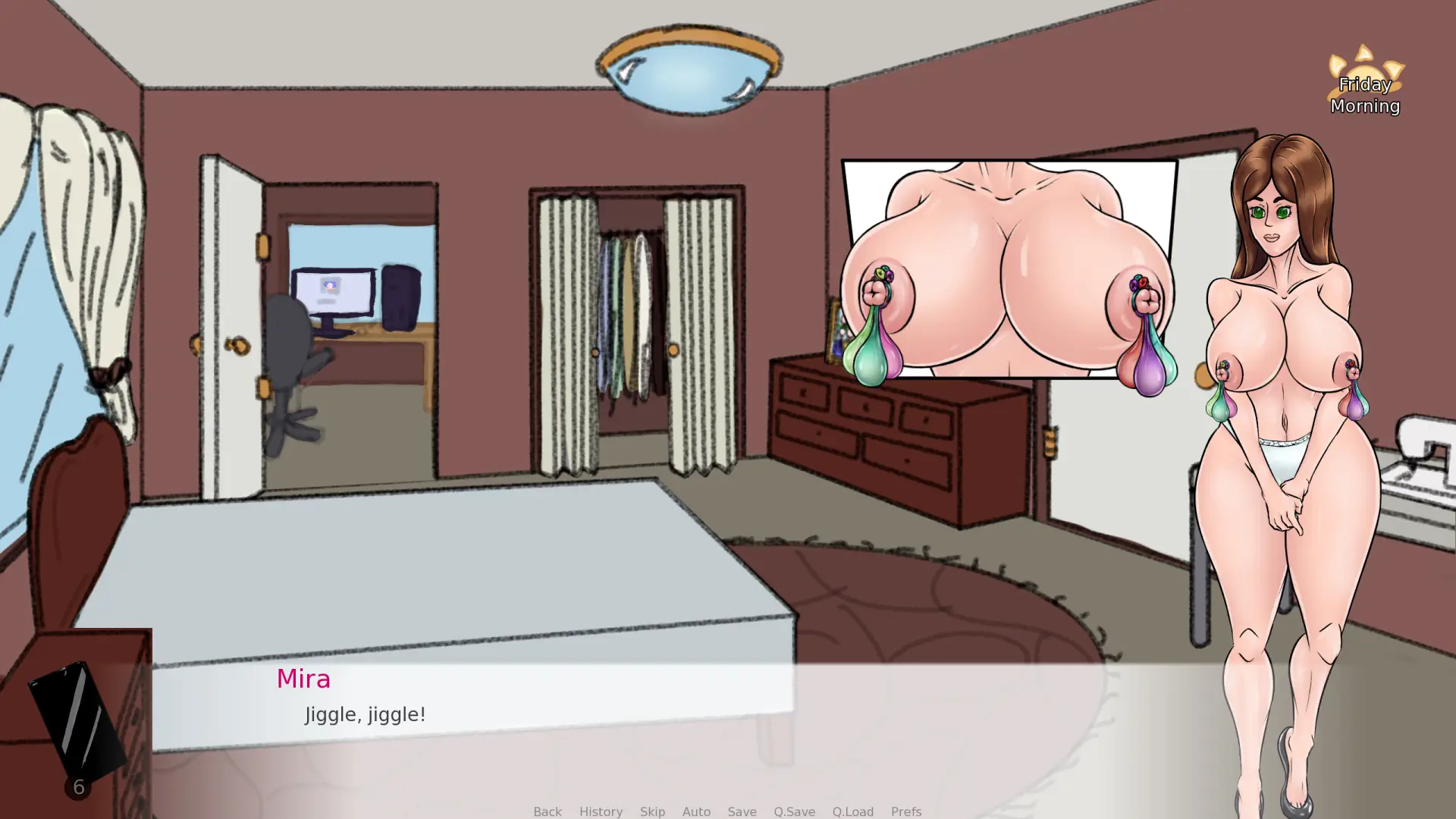 A Very Full House gameplay screenshot 15 (Ren'Py adult game) by MetaMira – free download