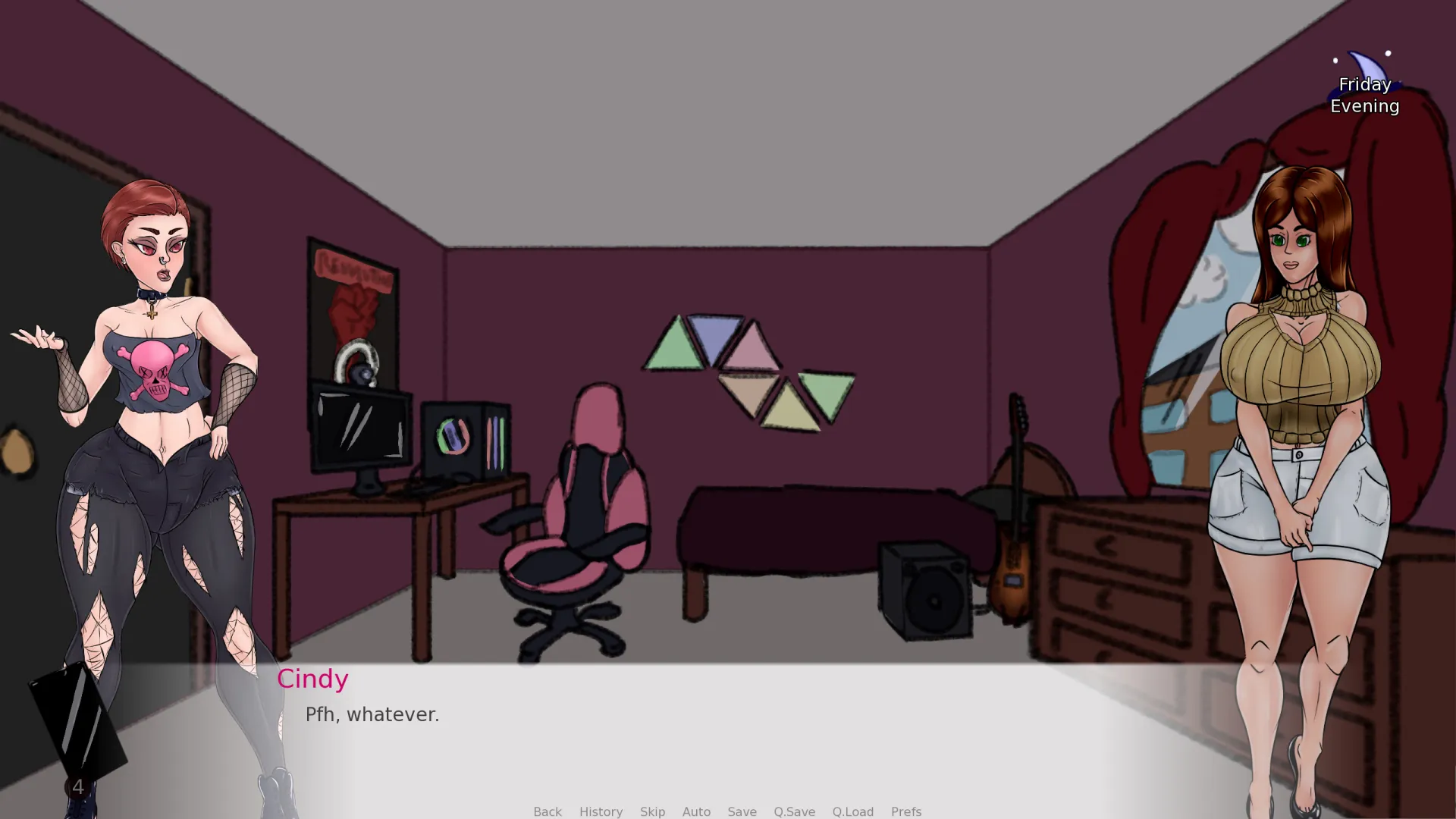 A Very Full House gameplay screenshot 14 (Ren'Py adult game) by MetaMira – free download