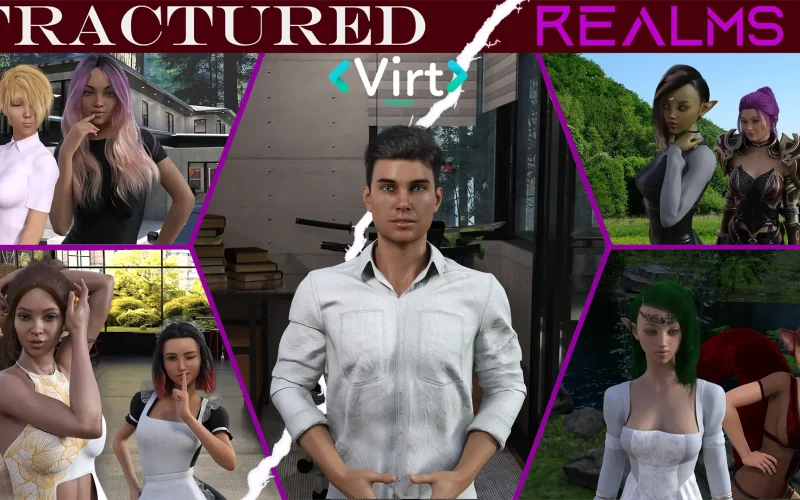 Fractured Realms cover 0.6.2 – Ren'Py adult game by Virt Studios free download