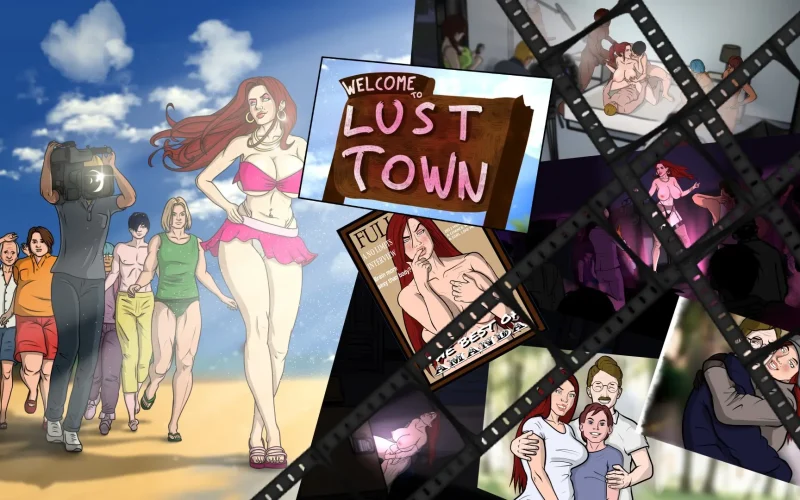 Lust Town, Amanda’s road to porn cover Season 2 - v1.35 – Ren'Py adult game by NOSY GULL free download