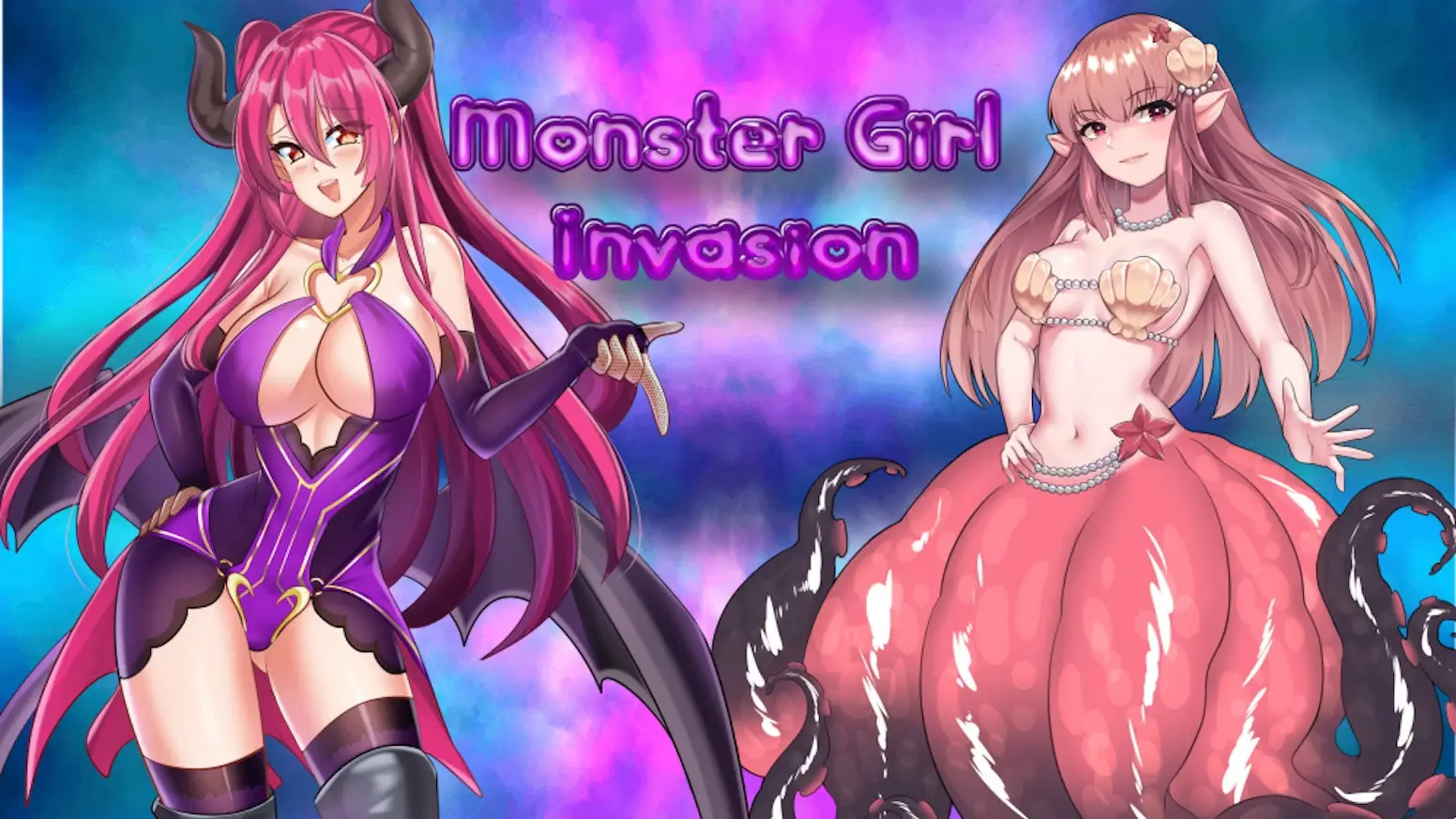 Monster Girl Invasion RPG cover Part 1 - 1.1b – RPGM adult game by MGGEDev free download