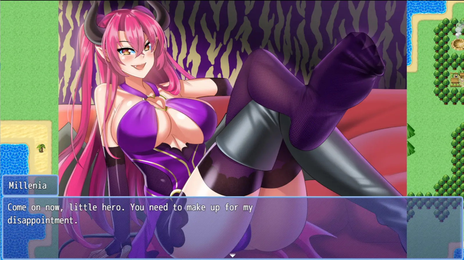 Monster Girl Invasion RPG gameplay screenshot 6 (RPGM adult game) by MGGEDev – free download