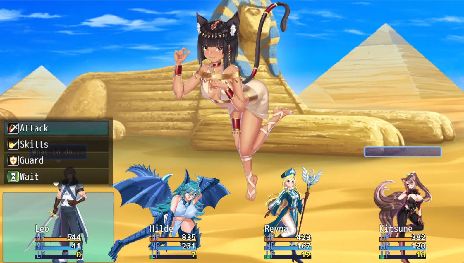 Monster Girl Invasion RPG gameplay screenshot 3 (RPGM adult game) by MGGEDev – free download