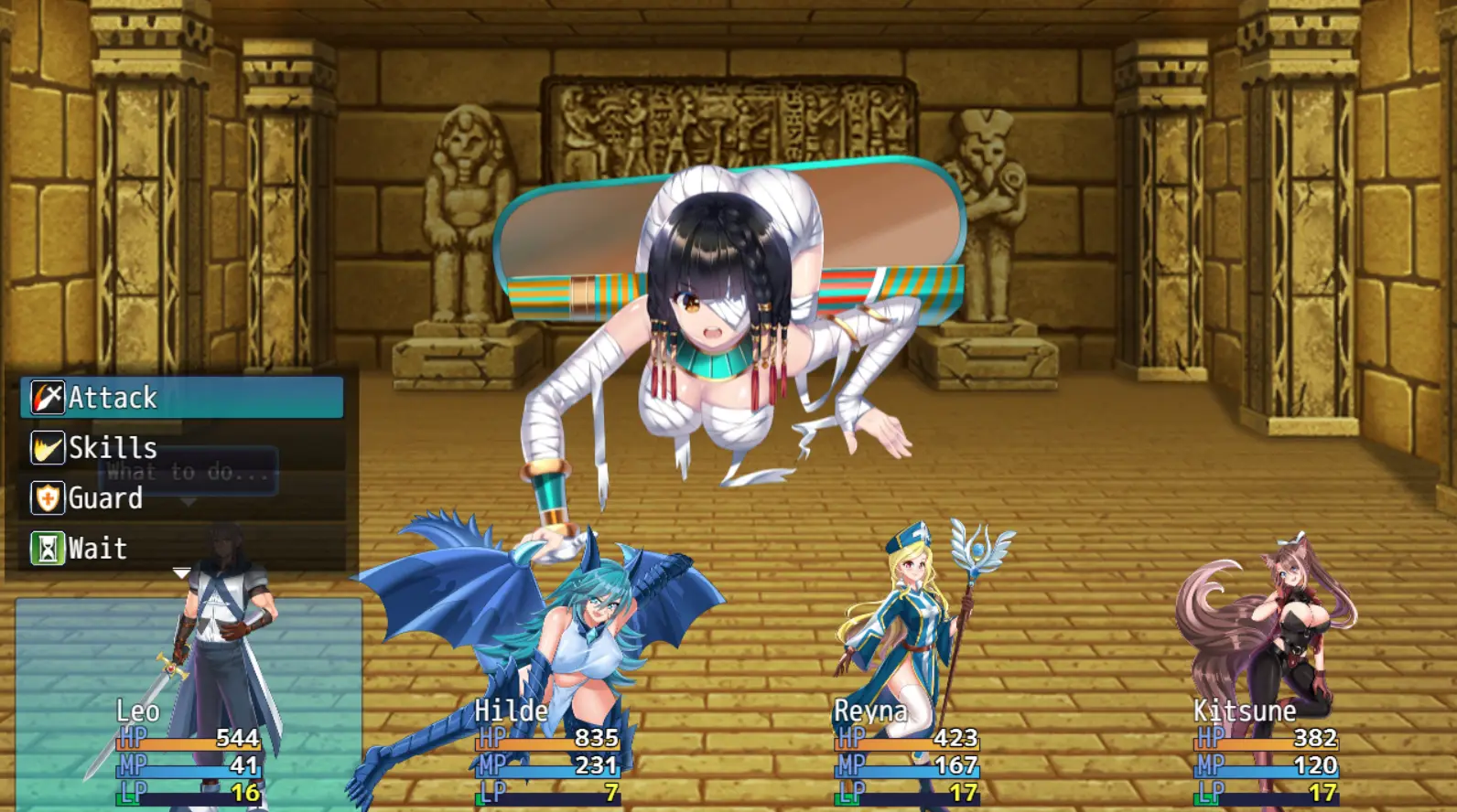 Monster Girl Invasion RPG gameplay screenshot 7 (RPGM adult game) by MGGEDev – free download