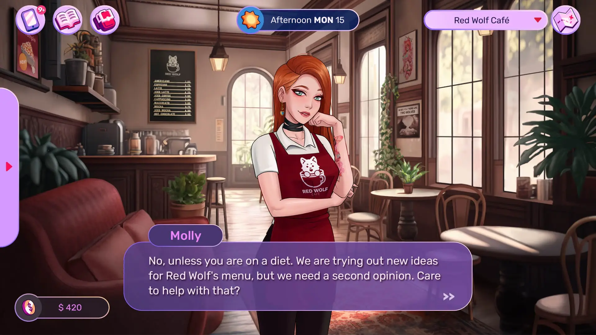 Loverse gameplay screenshot 5 (Ren'Py adult game) by Immoral Studios – free download
