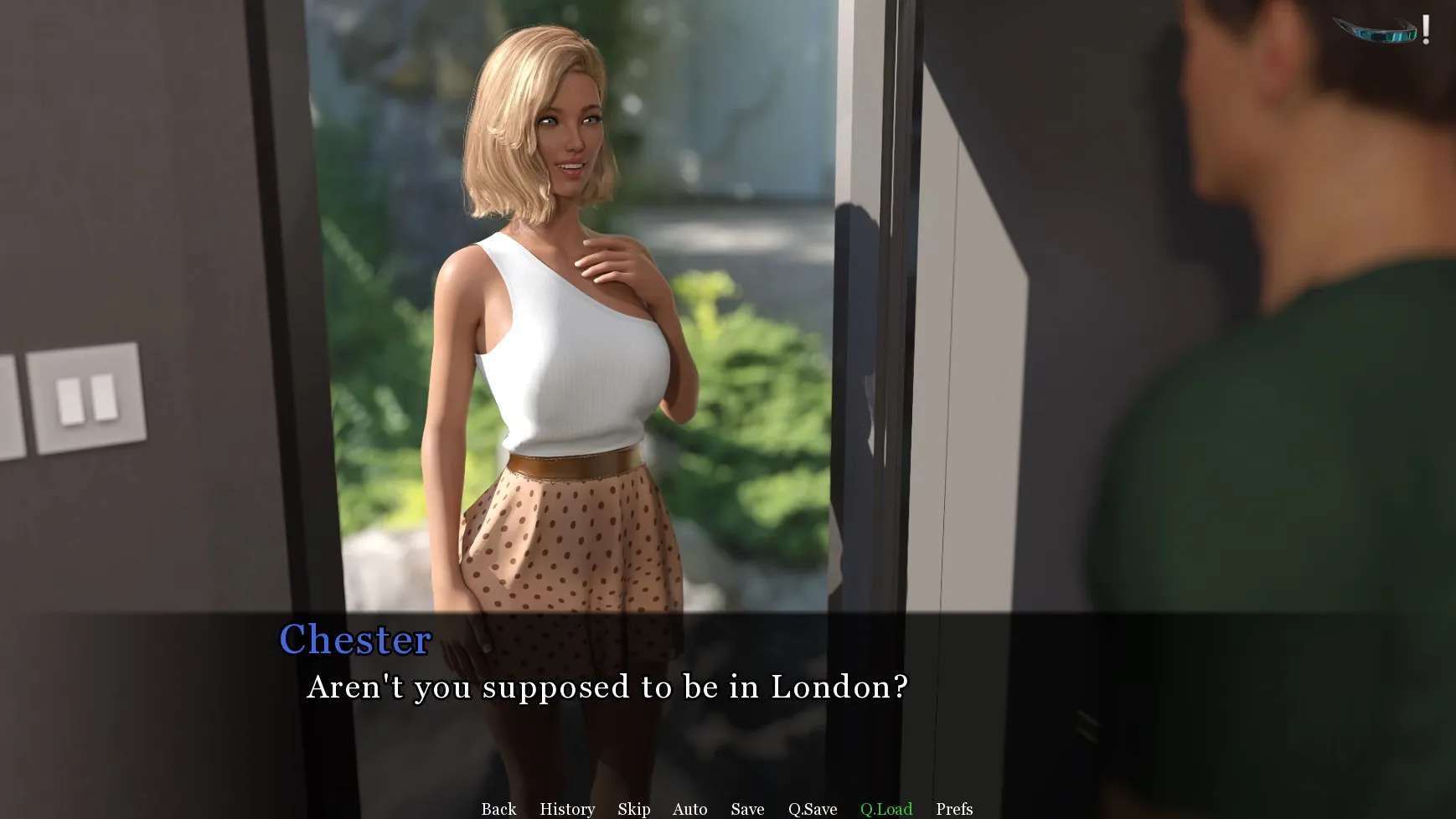 Over the Moon gameplay screenshot 2 (Ren'Py adult game) by Lockheart – free download