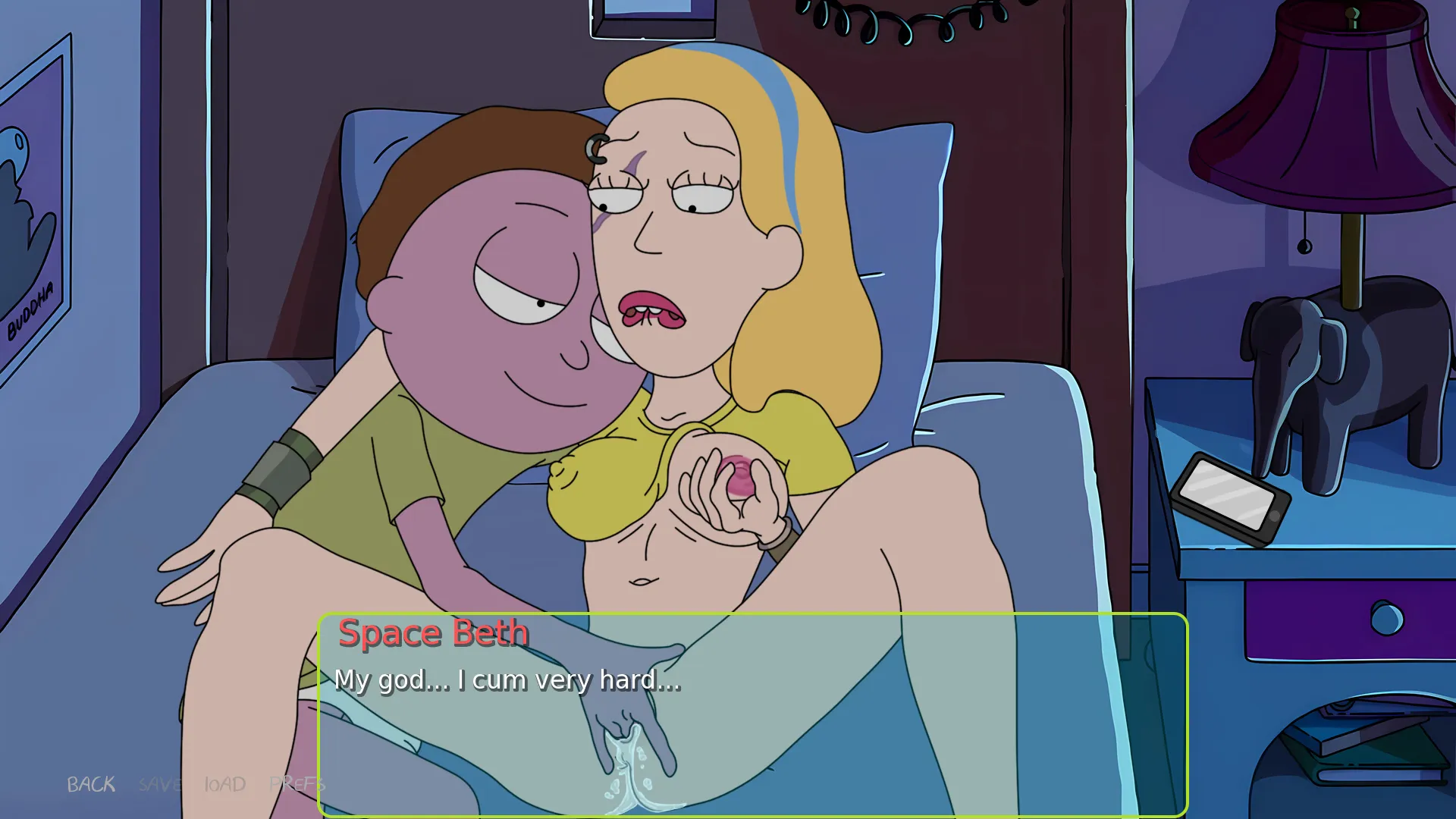 Rick and Morty – The Perviest Central Finite Curve gameplay screenshot 3 (Ren'Py adult game) by Ormuz_dev – free download