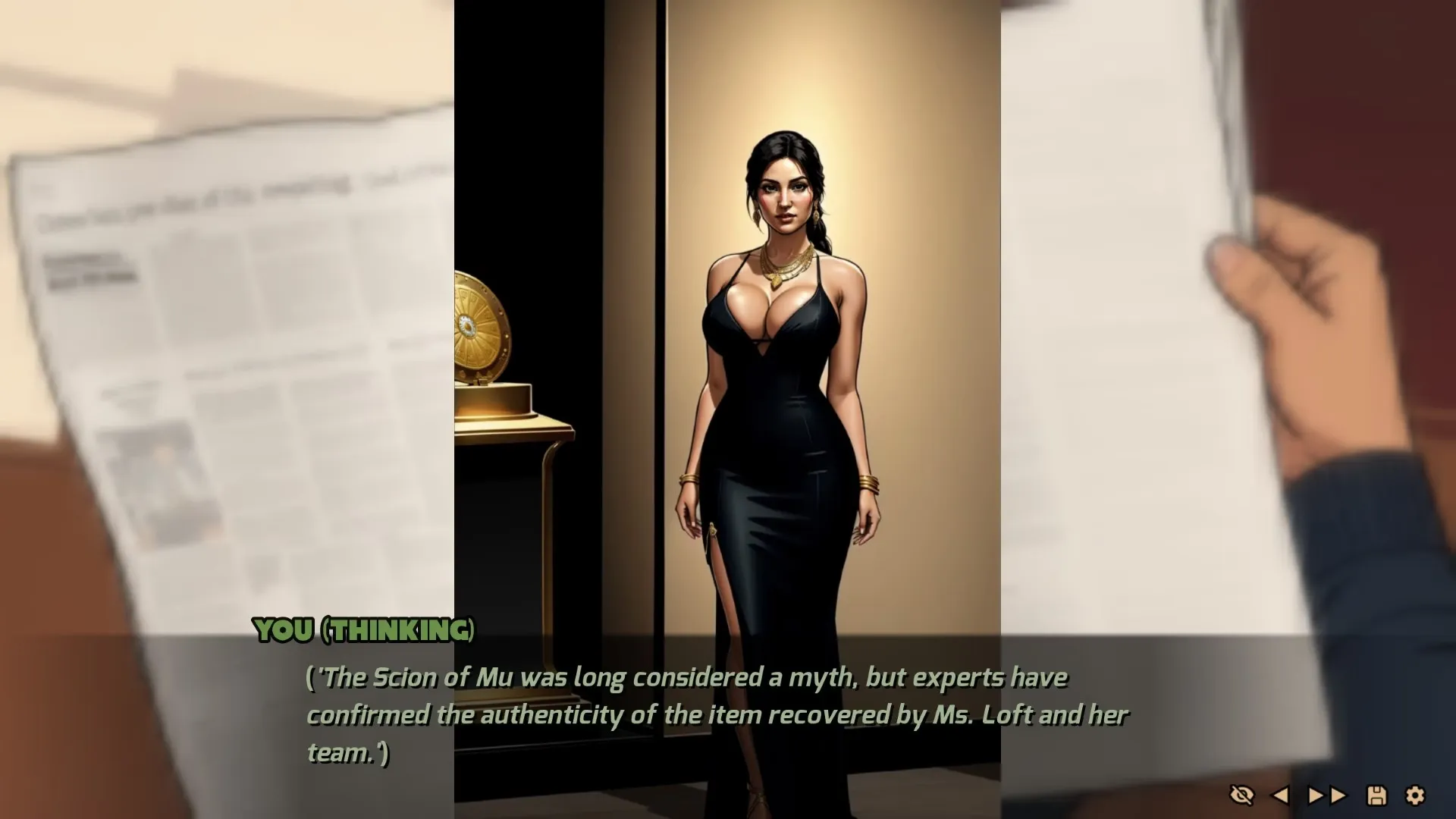 Tomb of Destiny gameplay screenshot 7 (Ren'Py adult game) by Patreon – free download