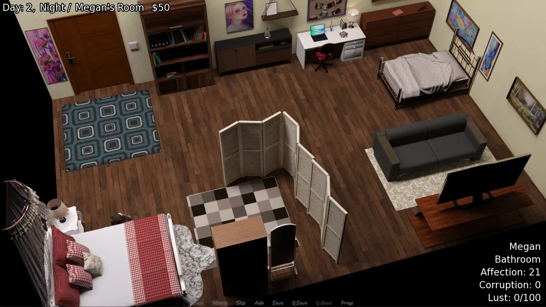Live in Corruption gameplay screenshot 2 (Ren'Py adult game) by Dirty Secret Studio – free download