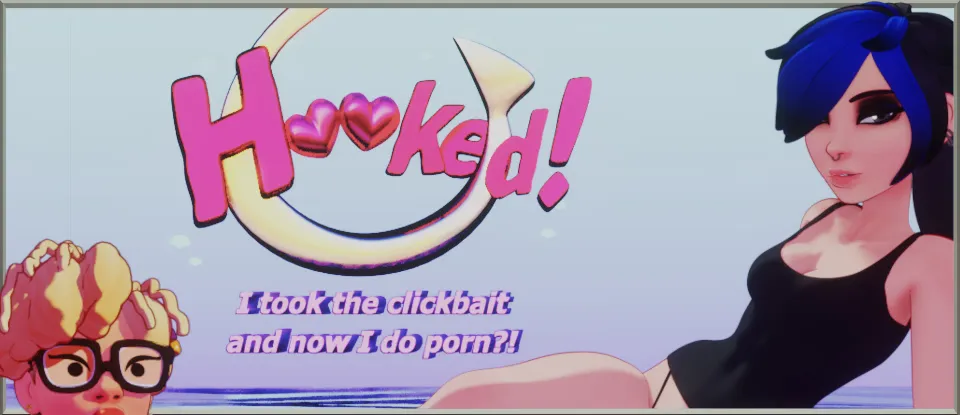 Hooked! cover 0.6.0 – Ren'Py adult game by BlenderKnight free download