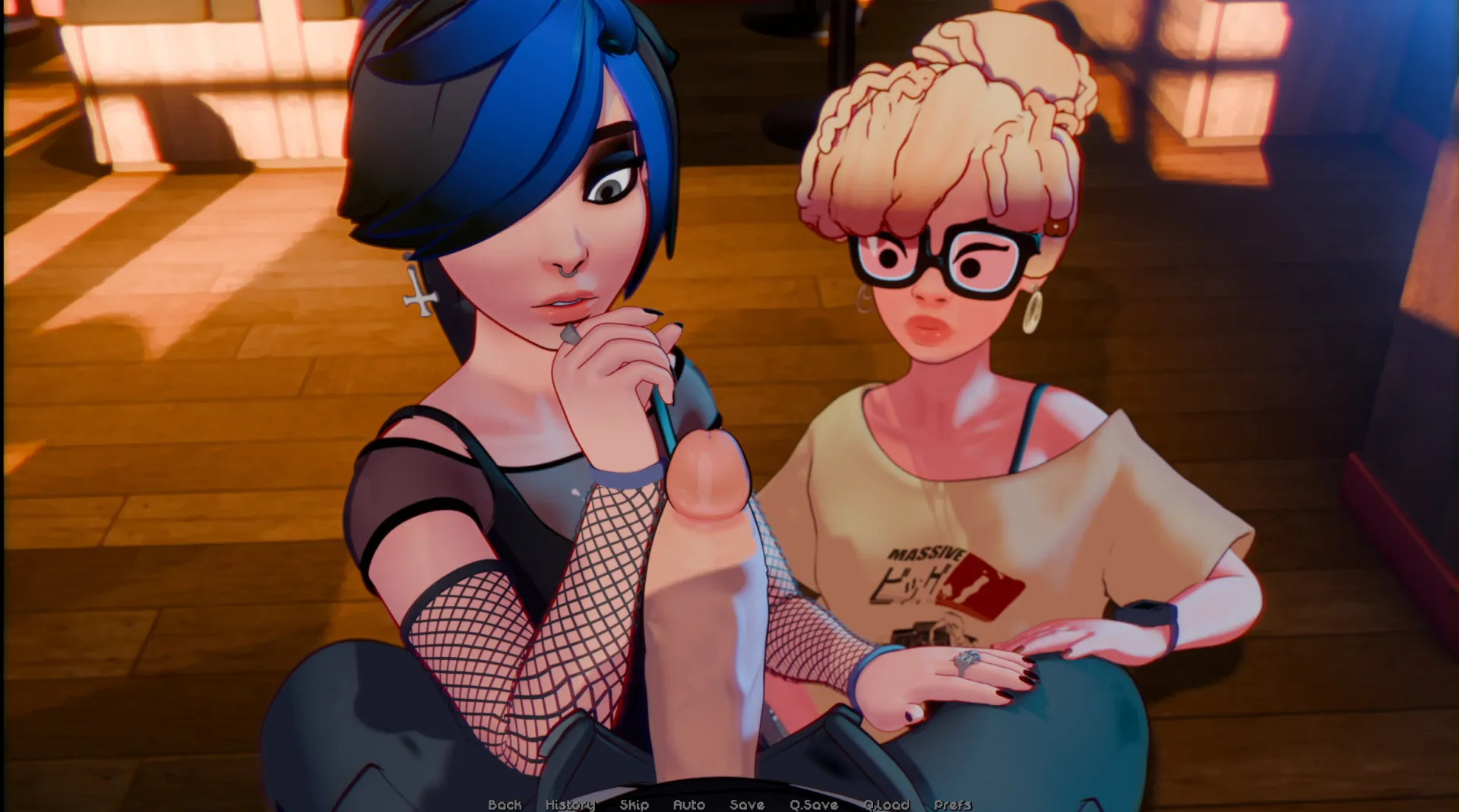 Hooked! gameplay screenshot 5 (Ren'Py adult game) by BlenderKnight – free download