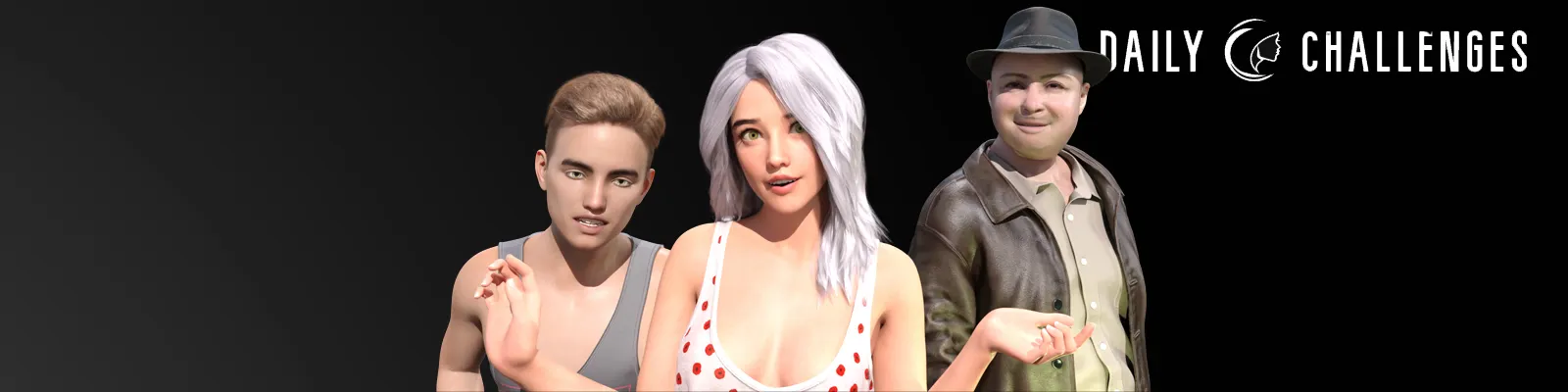 Daily Challenges cover 0.4 – Ren'Py adult game by TheAlex free download