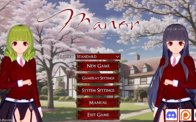 Manor cover Beta 7 Patch 1 – Unity adult game by TirelessLurker free download