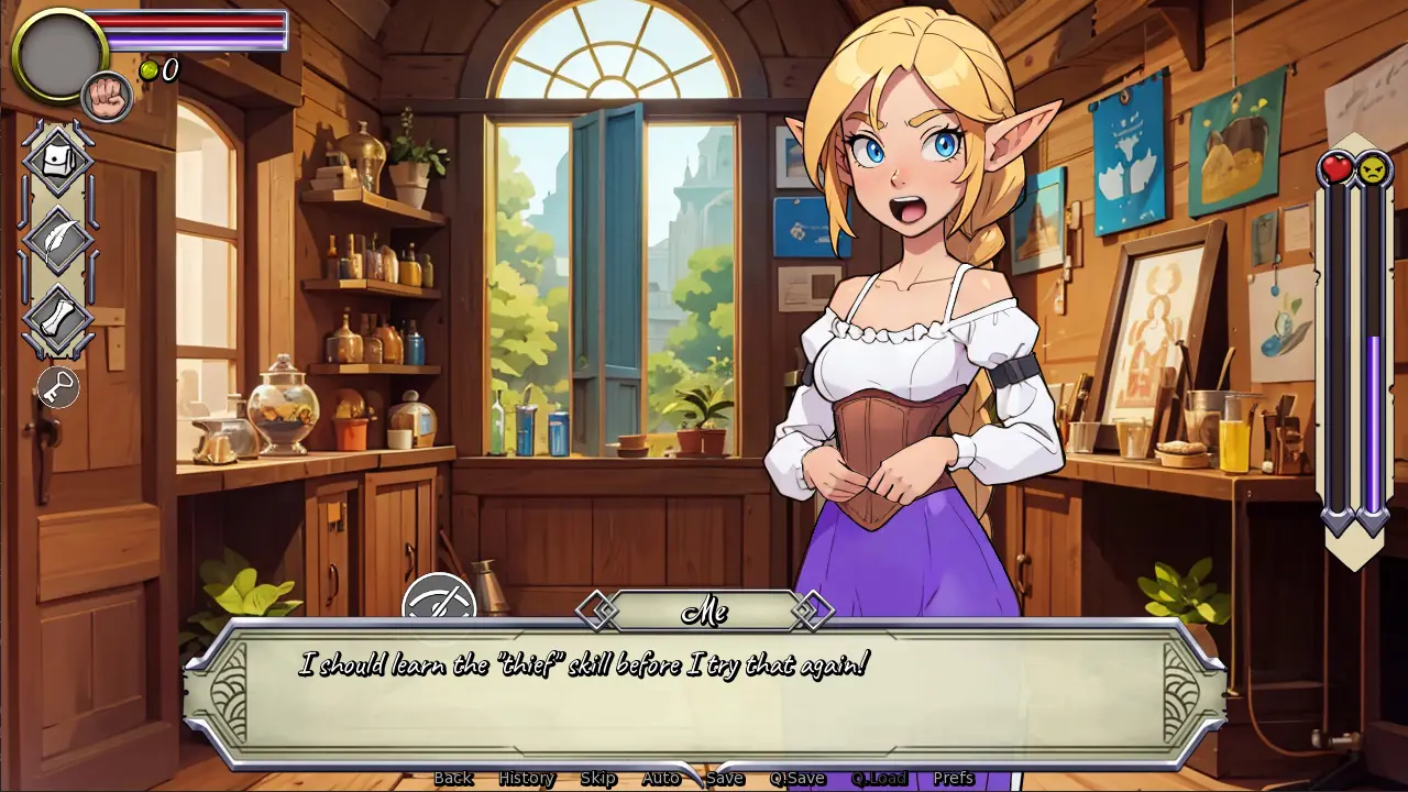 NPC Tales: The Shopkeeper gameplay screenshot 4 (Ren'Py adult game) by D.mon Games – free download