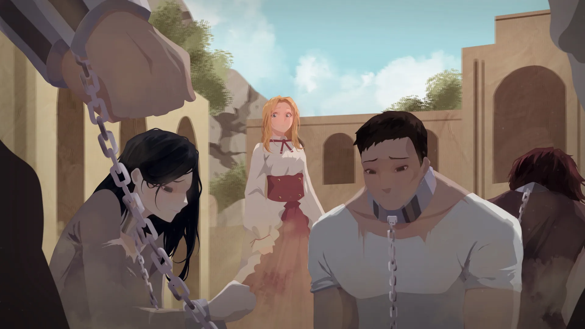 The Survival of Sarah Rose gameplay screenshot 2 (Ren'Py adult game) by HappyDaedalus – free download