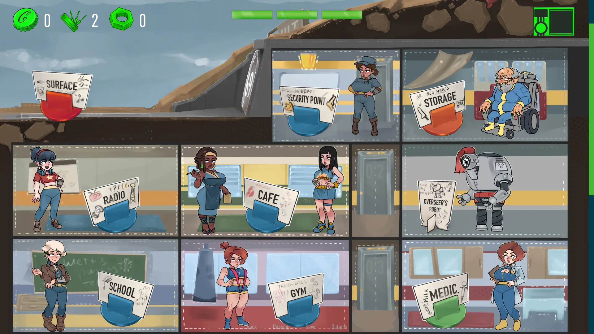 Deep Vault 69 gameplay screenshot 13 (Ren'Py adult game) by bohohon – free download