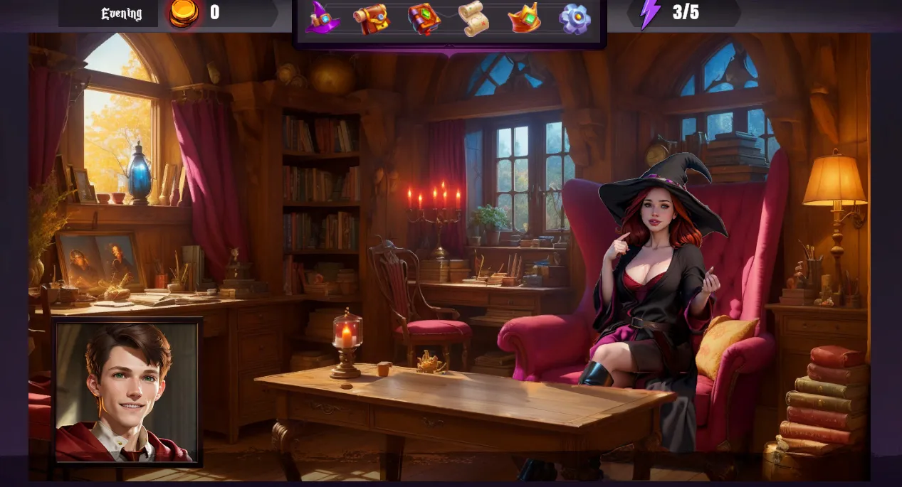 Brazen Witches gameplay screenshot 11 (Unity adult game) by Crimson Warlock – free download