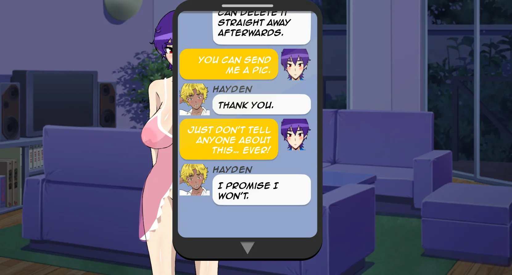 Misanthropy gameplay screenshot 8 (Ren'Py adult game) by Cosmic Poptart – free download