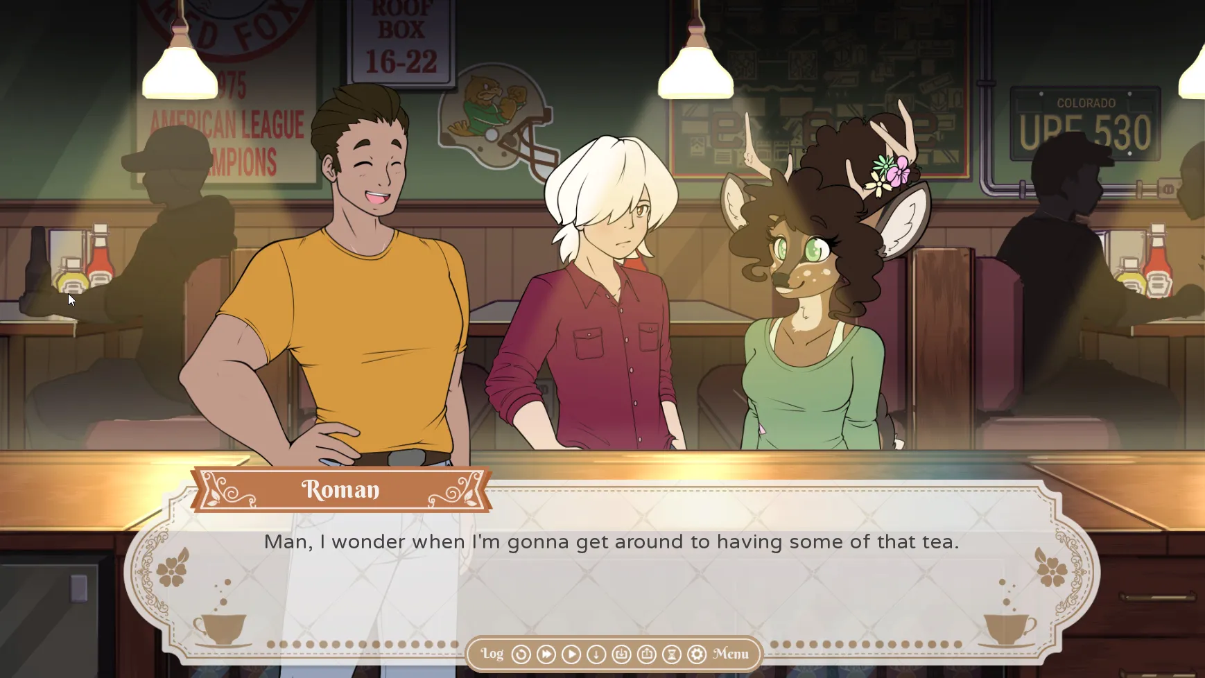 Coffee Buns gameplay screenshot 1 (Ren'Py adult game) by Cinnamon Sw – free download