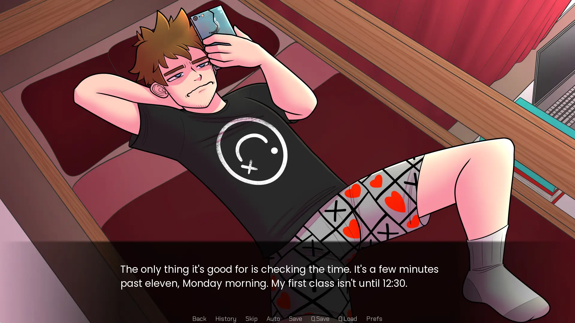 Crossed Signals gameplay screenshot 7 (Ren'Py adult game) by Cinnamon Sw – free download