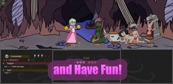 Ero Dungeons gameplay screenshot 3 (Godot adult game) by Madodev – free download