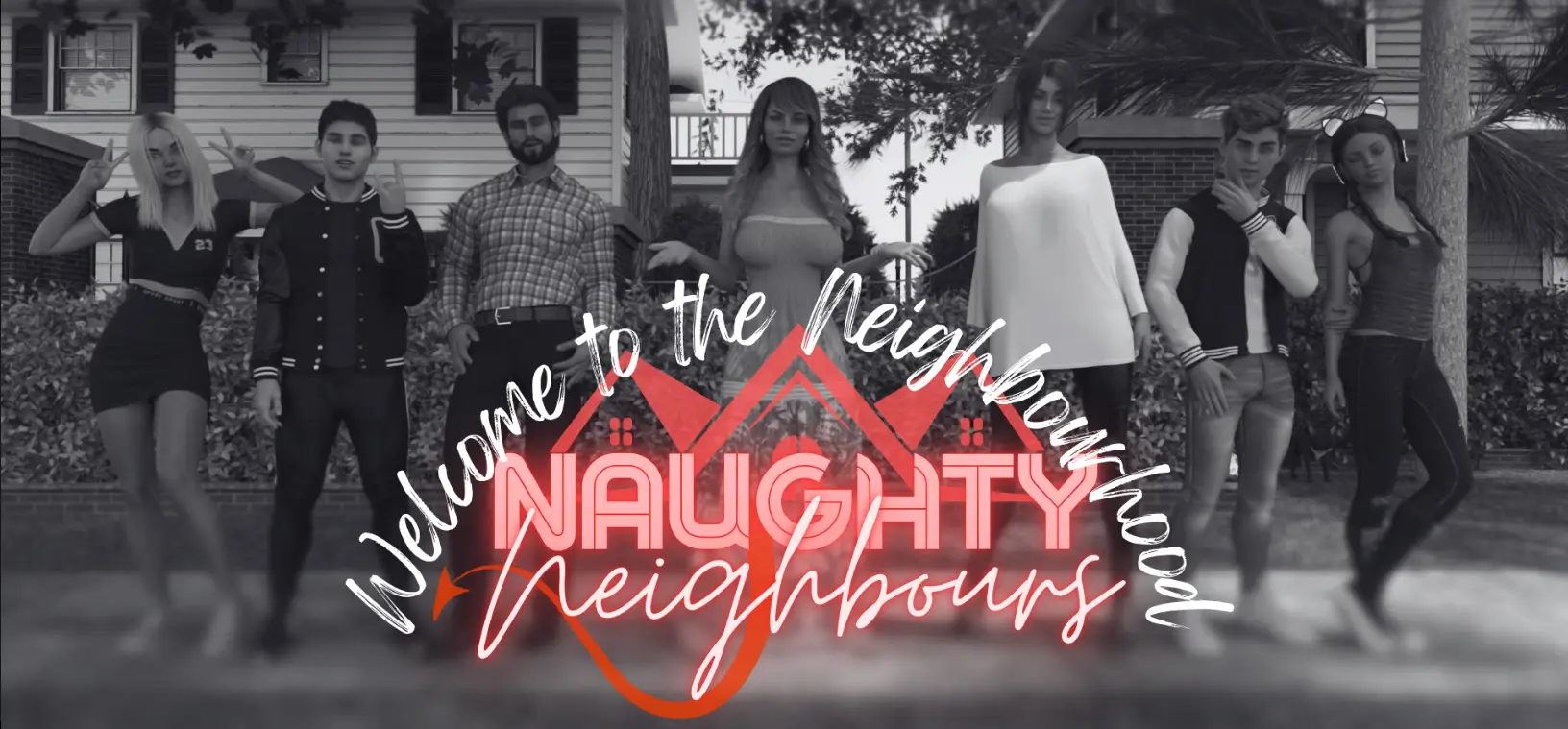 Naughty Neighbours cover 1.2 – Ren'Py adult game by OuterRealm3D free download