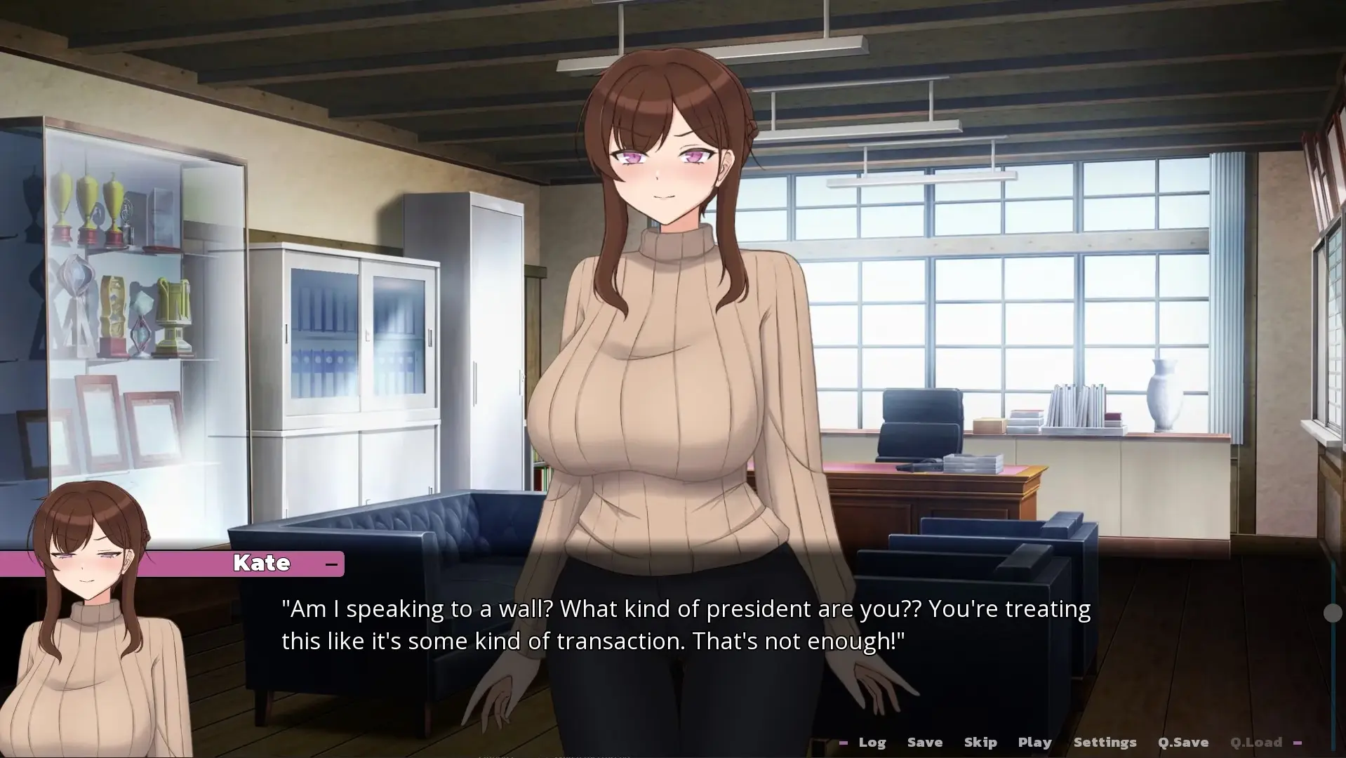 He Maid Her Fall gameplay screenshot 3 (Ren'Py adult game) by Hangover Cat – free download