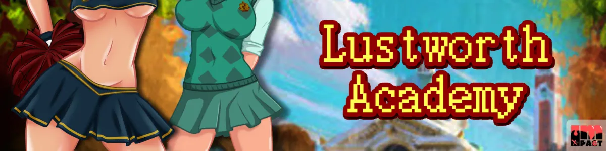 Lustworth Academy cover 0.5.6c – Ren'Py adult game by ImpactXPlay free download