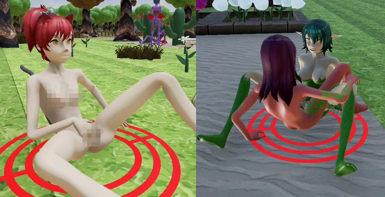 Monster Girl Garden gameplay screenshot 2 (Unreal Engine adult game) by Noxious Games – free download