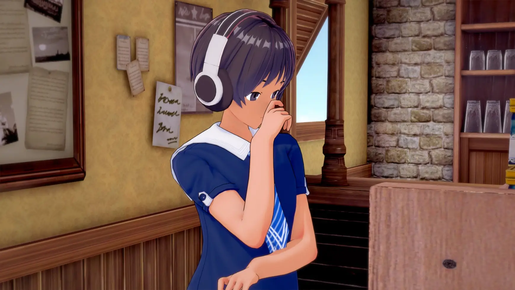 Daybreak Nightbreak gameplay screenshot 6 (Ren'Py adult game) by Mr. Scribbly – free download