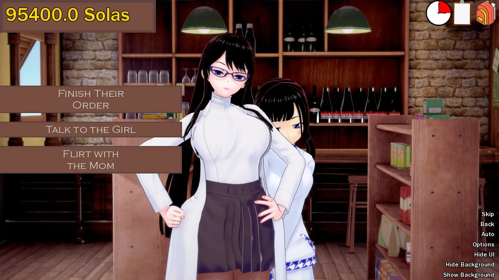 Daybreak Nightbreak gameplay screenshot 7 (Ren'Py adult game) by Mr. Scribbly – free download